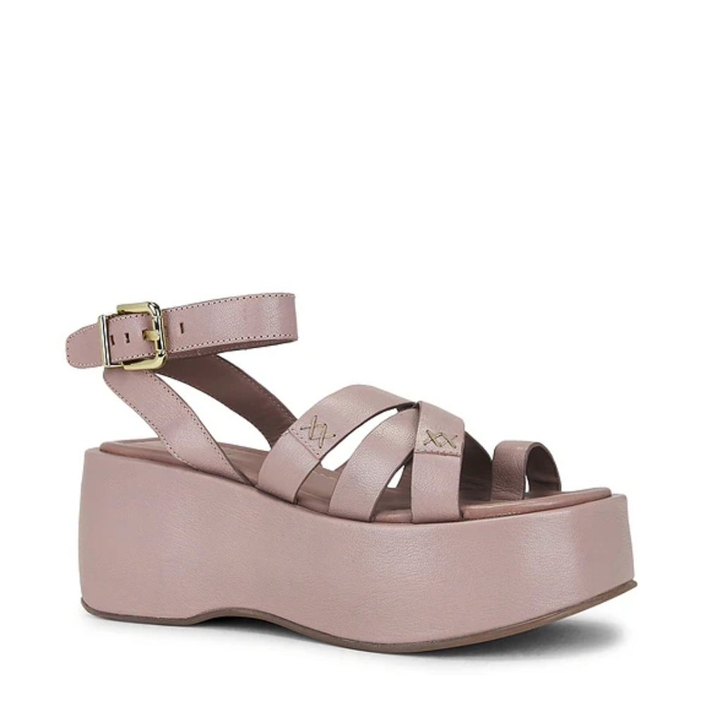 Free People Mauve Platform Sandals - Picture 6 of 6